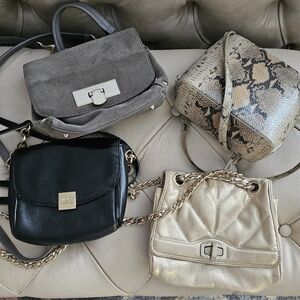 Bundle 4  Crossbody Leather Bags Donna Karan Heys International Hobo
